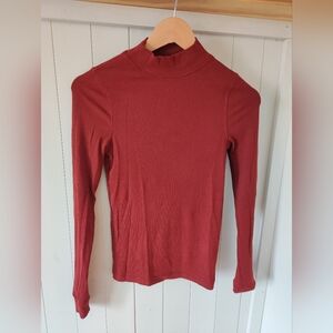 Prana foundation rib mock neck